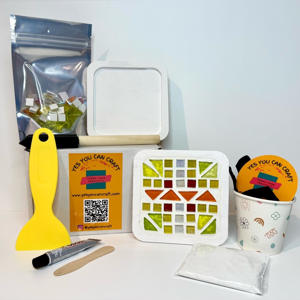 DIY Craft Kit- Mosaic Tile Coaster